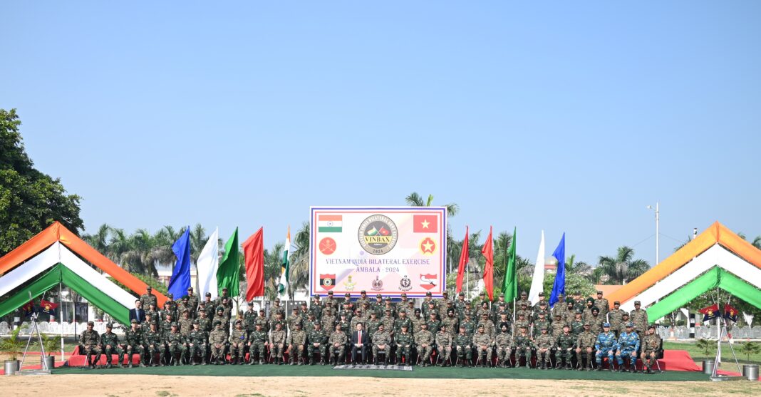 INDIA- VIETNAM JOINT MILITARY EXERCISE VINBAX 2024 COMMENCES AT AMBALA, HARYANA INDIA- VIETNAM JOINT MILITARY EXERCISE VINBAX 2024 COMMENCES AT AMBALA, HARYANA