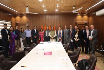 Shri Dharmendra Pradhan meets delegation from Johns Hopkins University and Gupta-Klinsky India Institute Shri Dharmendra Pradhan meets delegation from Johns Hopkins University and Gupta-Klinsky India Institute
