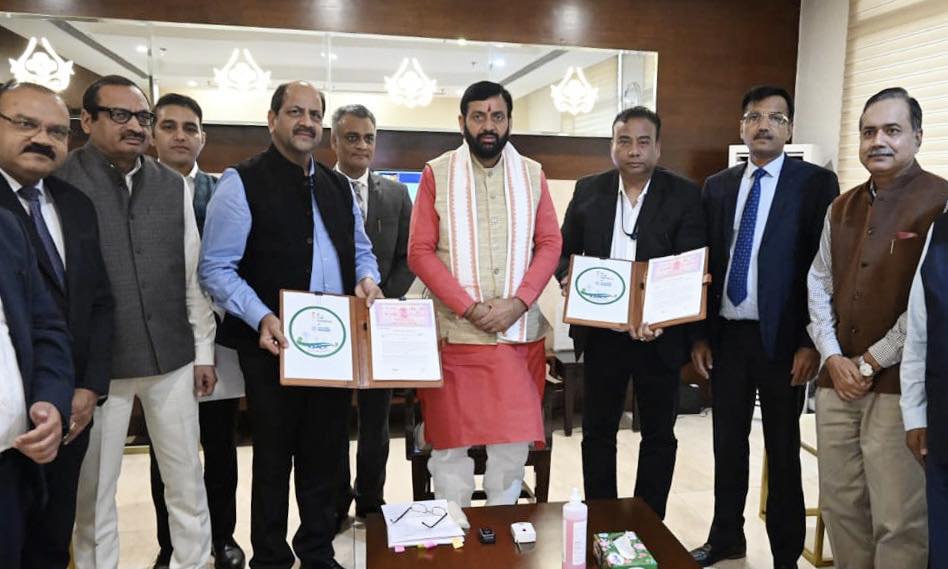 POWERGRID Signs MoU with Haryana State Development and Panchayat Department under Shiv Dham Yojana. POWERGRID Signs MoU with Haryana State Development and Panchayat Department under Shiv Dham Yojana.