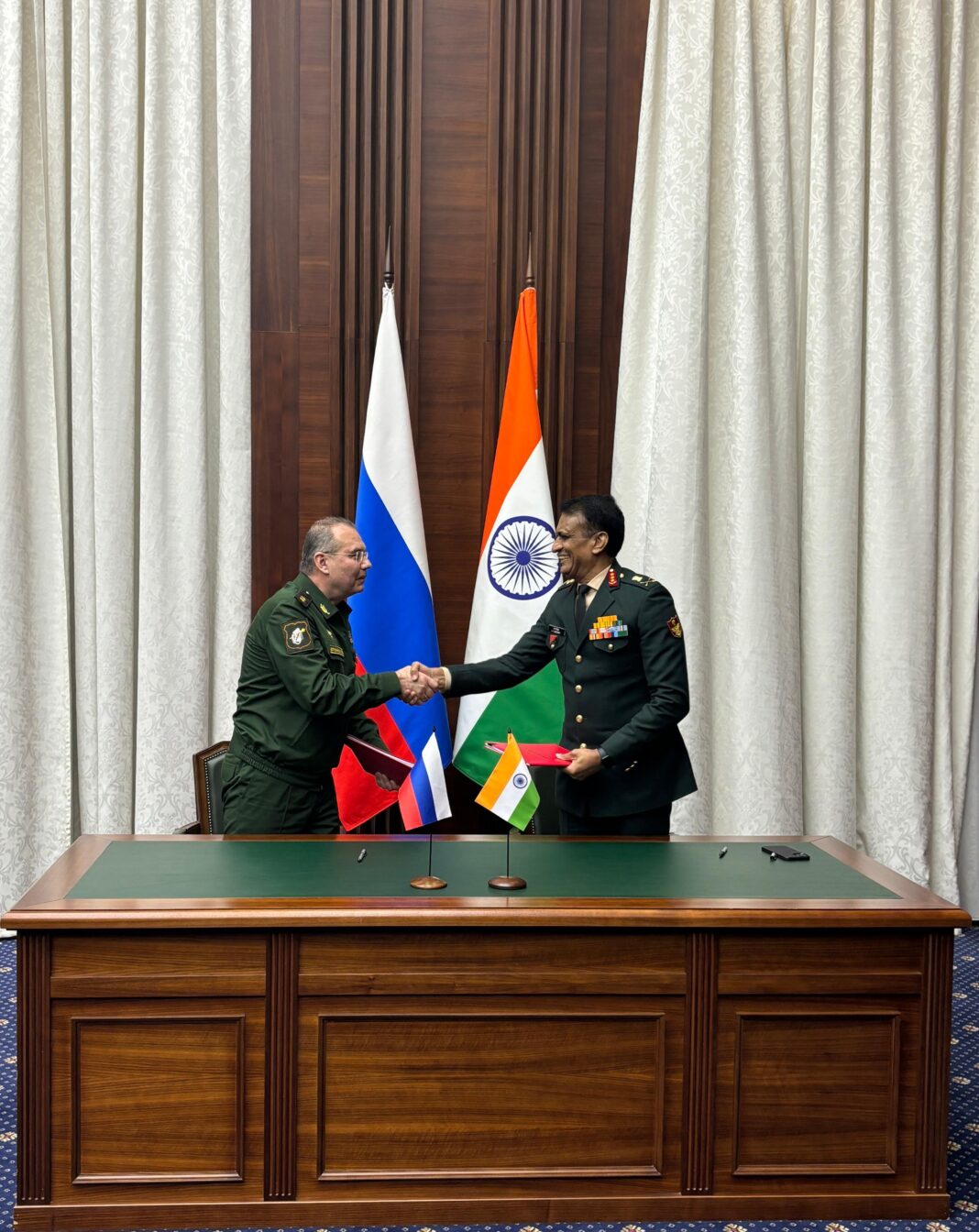 Fourth Meeting of Working Group on Military Cooperation under the India – Russia Inter Governmental Commission on Military and Military-Technical Cooperation successfully concludes in Moscow Fourth Meeting of Working Group on Military Cooperation under the India – Russia Inter Governmental Commission on Military and Military-Technical Cooperation successfully concludes in Moscow