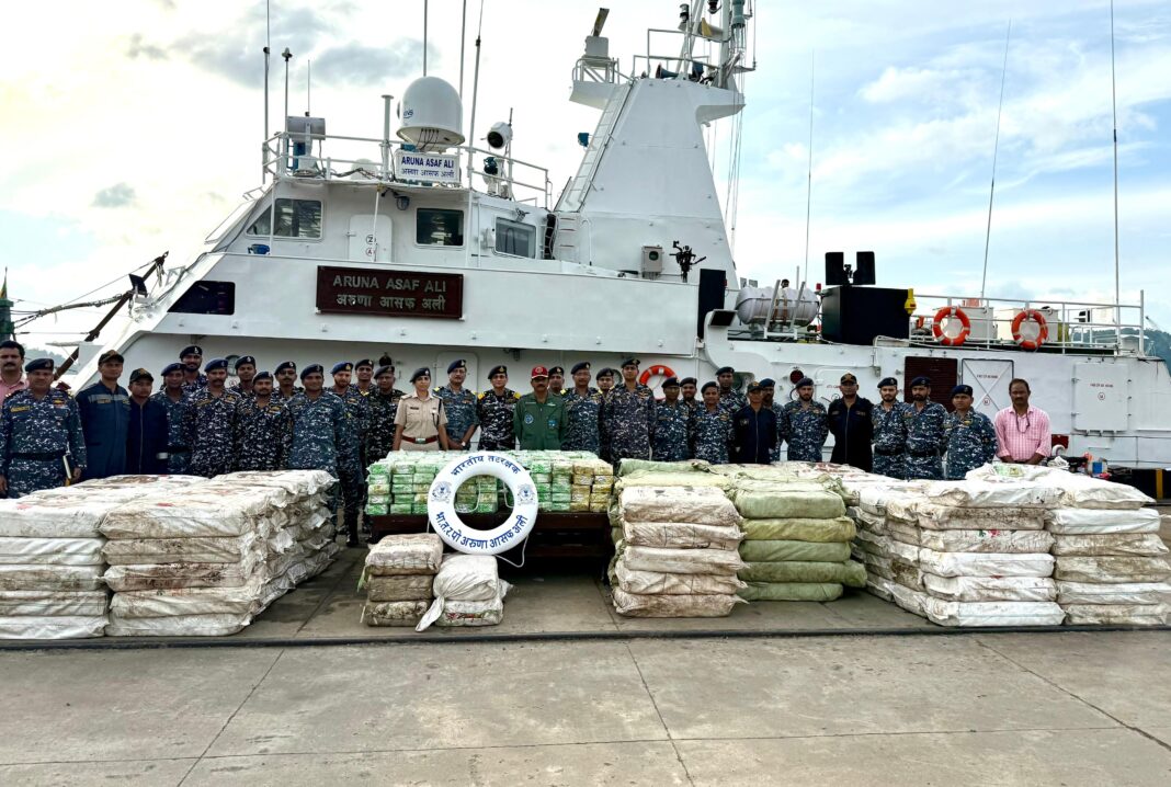 THE BIGGEST DRUG HAUL BY INDIAN COAST GUARD: APPREHENDS MAYANMARESE BOAT WITH 5500 KG DRUGS THE BIGGEST DRUG HAUL BY INDIAN COAST GUARD: APPREHENDS MAYANMARESE BOAT WITH 5500 KG DRUGS