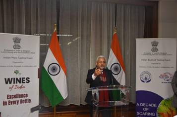 Indian Embassy in Brussels hosts the 2nd Indian Seafood and Wine Tasting Event in collaboration with APEDA, New Delhi and MPEDA, Kochi Indian Embassy in Brussels hosts the 2nd Indian Seafood and Wine Tasting Event in collaboration with APEDA, New Delhi and MPEDA, Kochi