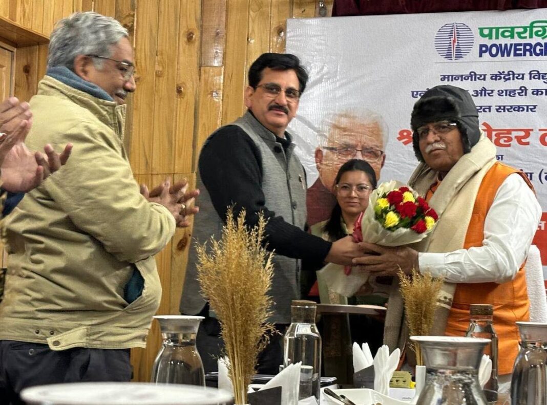 Shri Manohar Lal Chairs Meeting at POWERGRID’s Phyang Sub-Station in Leh, Reviews Ongoing Projects Shri Manohar Lal Chairs Meeting at POWERGRID’s Phyang Sub-Station in Leh, Reviews Ongoing Projects