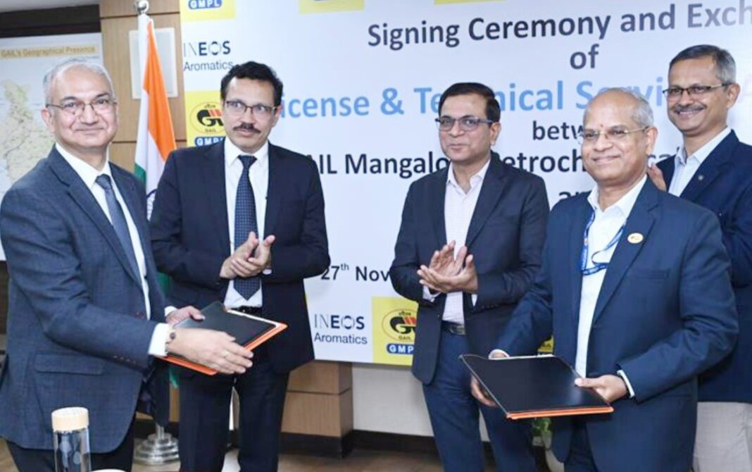 GAIL Partners with INEOS to Revive PTA Manufacturing Plant in Mangalore GAIL Partners with INEOS to Revive PTA Manufacturing Plant in Mangalore