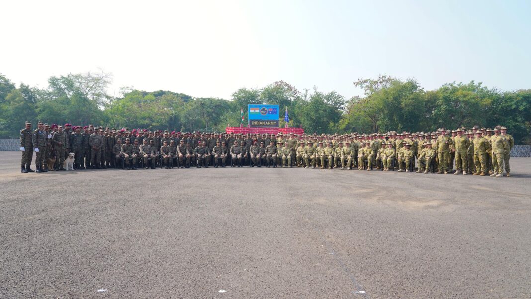 INDIA- AUSTRALIA JOINT MILITARY EXERCISE AUSTRAHIND COMMENCES IN MAHARASHTRA INDIA- AUSTRALIA JOINT MILITARY EXERCISE AUSTRAHIND COMMENCES IN MAHARASHTRA