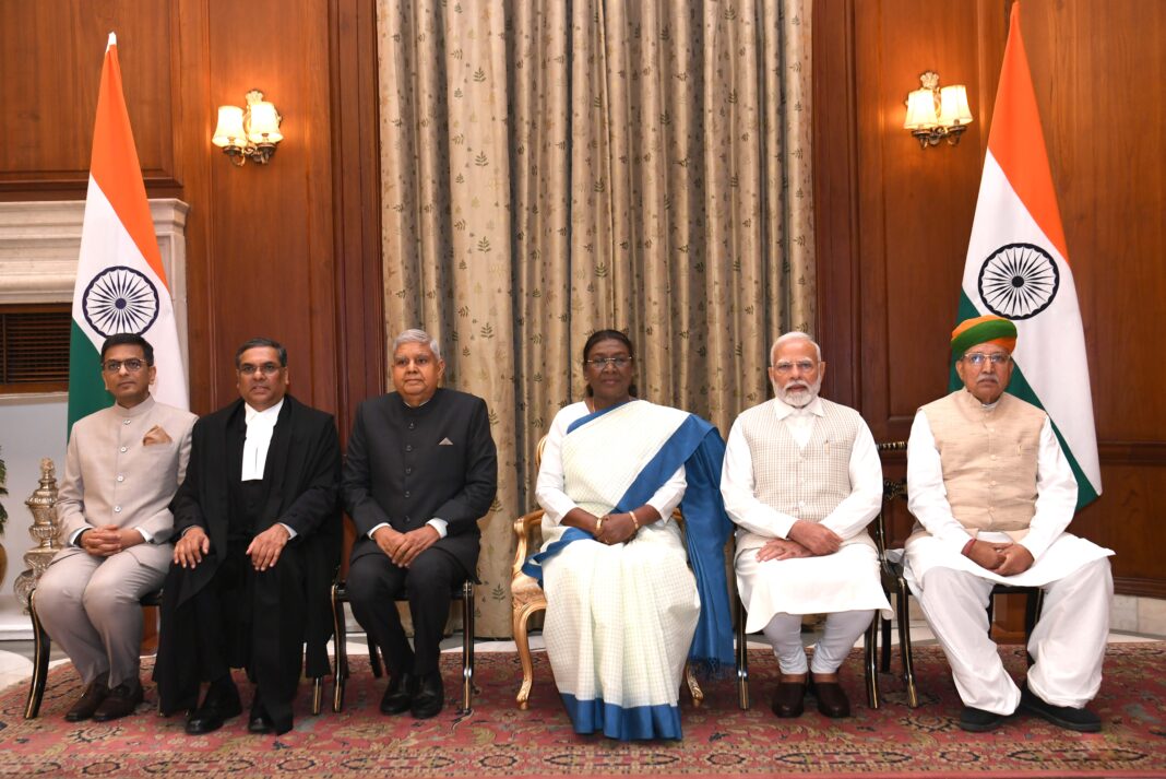 Prime Minister conveys best wishes to Justice Sanjiv Khanna on taking oath as Chief Justice of Supreme Court of India Prime Minister conveys best wishes to Justice Sanjiv Khanna on taking oath as Chief Justice of Supreme Court of India