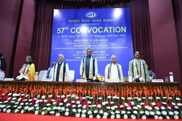 Indian Institute of Foreign Trade celebrates 57th Convocation, over 650 students conferred degrees. Indian Institute of Foreign Trade celebrates 57th Convocation, over 650 students conferred degrees.