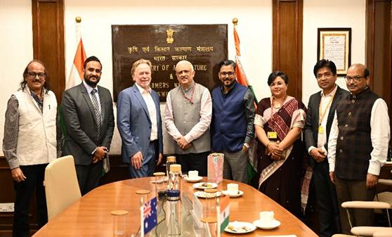 Mr. Philip Green, Australian High Commissioner calls on Secretary Dr. Devesh Chaturvedi at Krishi Bhawan New Delhi Mr. Philip Green, Australian High Commissioner calls on Secretary Dr. Devesh Chaturvedi at Krishi Bhawan New Delhi