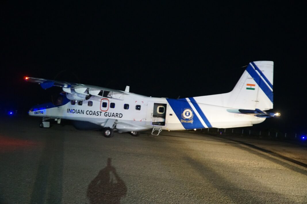 ICG evacuates medically-ill patient from Lakshadweep ICG evacuates medically-ill patient from Lakshadweep