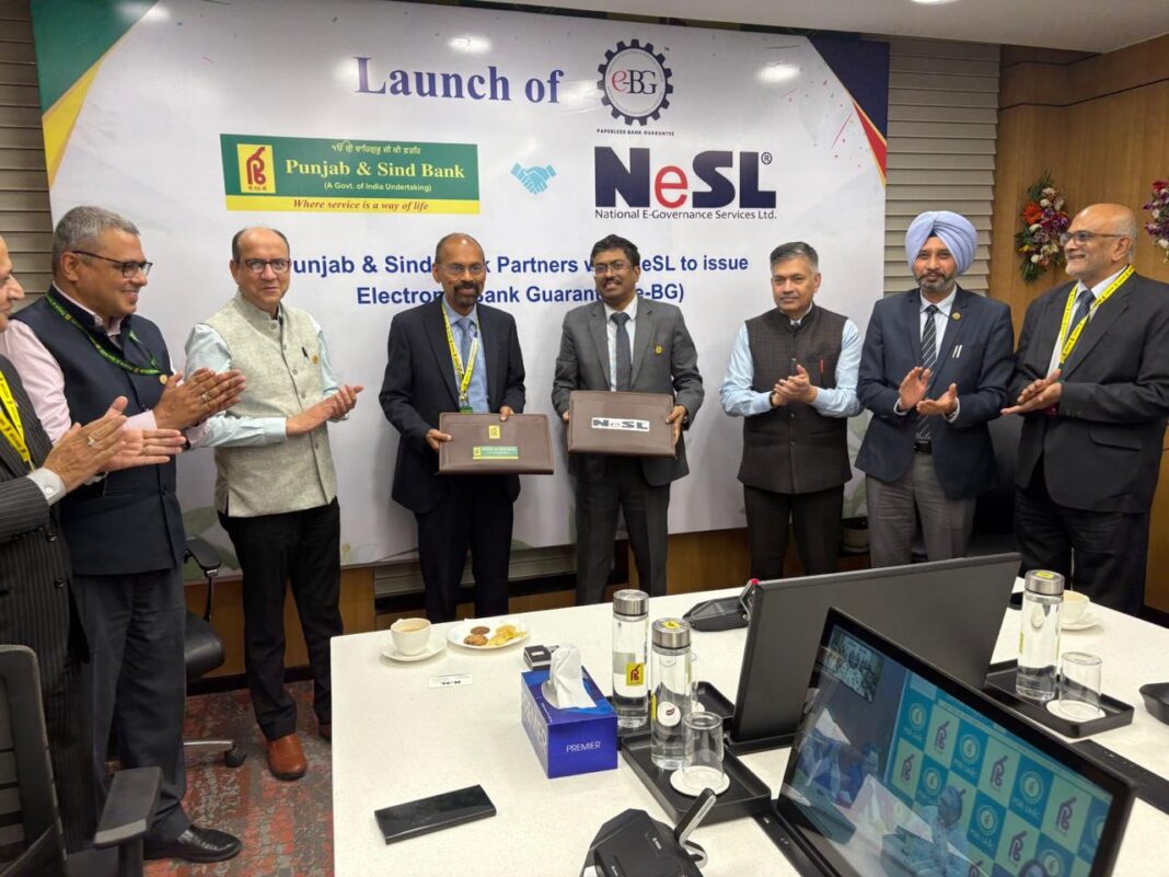 Punjab & Sind Bank launched e-Bank Guarantee (e-BG) facility Punjab & Sind Bank launched e-Bank Guarantee (e-BG) facility