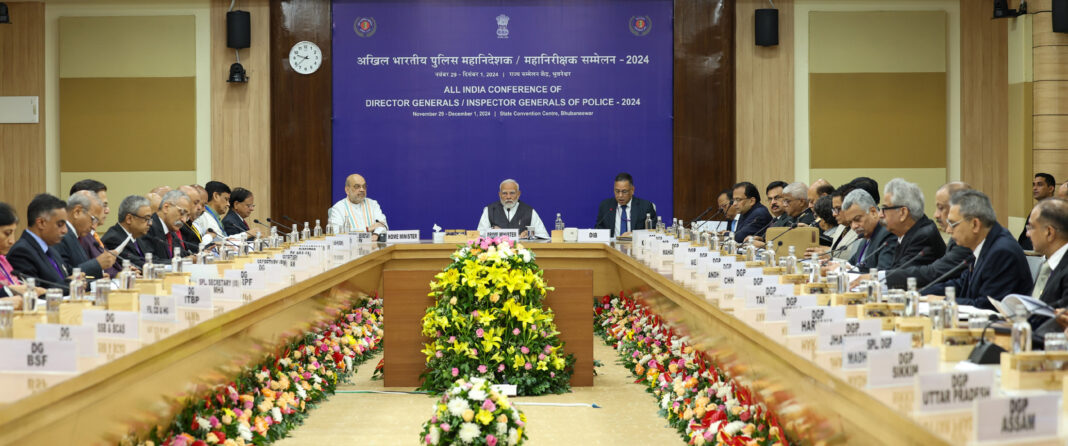 PM attends 59th All India Conference of Director Generals/ Inspector Generals of Police PM attends 59th All India Conference of Director Generals/ Inspector Generals of Police