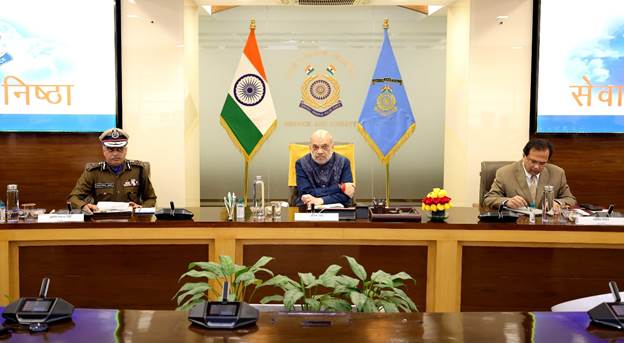 Union Home Minister and Minister of Cooperation, Shri Amit Shah visited the Central Reserve Police Force (CRPF) Headquarters in New Delhi Union Home Minister and Minister of Cooperation, Shri Amit Shah visited the Central Reserve Police Force (CRPF) Headquarters in New Delhi