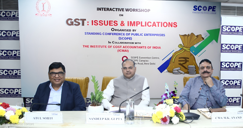 SCOPE conducts workshop on ‘GST: Issues & Implications’ SCOPE conducts workshop on ‘GST: Issues & Implications’