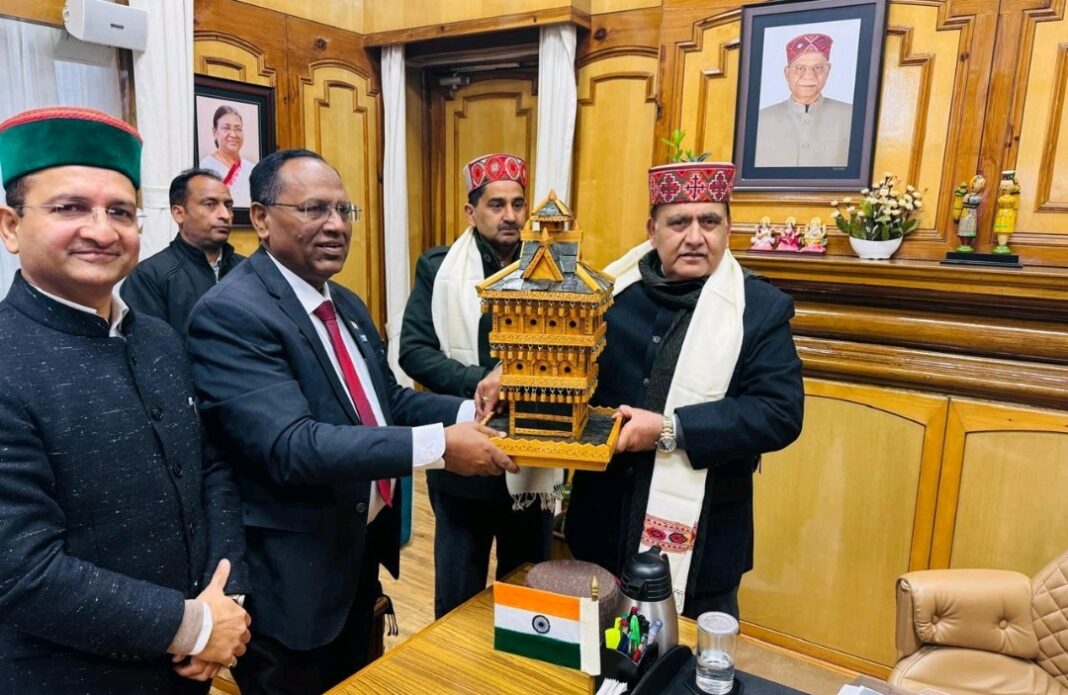 NHPC CMD Meets Himachal Pradesh Assembly Speaker to Discuss 500 MW Dugar Hydroelectric Project NHPC CMD Meets Himachal Pradesh Assembly Speaker to Discuss 500 MW Dugar Hydroelectric Project