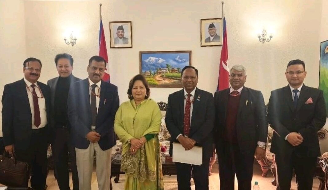 NHPC & SJVNL CMD Discuss Nepal Hydropower Projects with Foreign Affairs Minister NHPC & SJVNL CMD Discuss Nepal Hydropower Projects with Foreign Affairs Minister