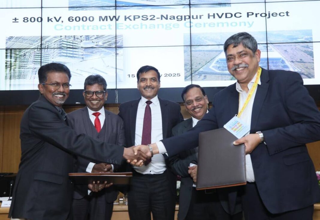 POWERGRID Hosts Contract Exchange Ceremony for KPS2-Nagpur HVDC Project POWERGRID Hosts Contract Exchange Ceremony for KPS2-Nagpur HVDC Project