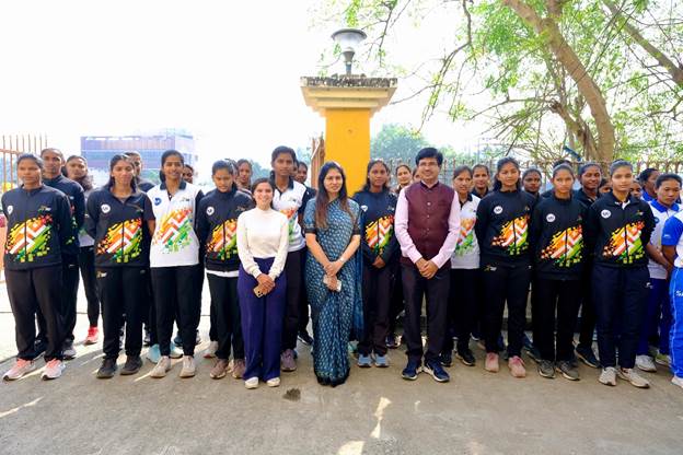 Union Minister of State YA&S Smt. Raksha Nikhil Khadse visited SAI, National Centre for Excellence (NCoE), Jagatpur, Odisha Union Minister of State YA&S Smt. Raksha Nikhil Khadse visited SAI, National Centre for Excellence (NCoE), Jagatpur, Odisha