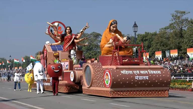 Ministry of Women and Child Development’s Republic Day 2025 Parade tableau depicts Maternal Care, Life Cycle Continuity, and Women’s Leadership Ministry of Women and Child Development’s Republic Day 2025 Parade tableau depicts Maternal Care, Life Cycle Continuity, and Women’s Leadership