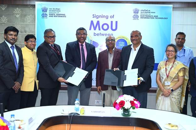 Directorate General of Shipping & Centre for Development of Advanced Computing sign umbrella Memorandum of Understanding to drive Maritime Innovation Directorate General of Shipping & Centre for Development of Advanced Computing sign umbrella Memorandum of Understanding to drive Maritime Innovation