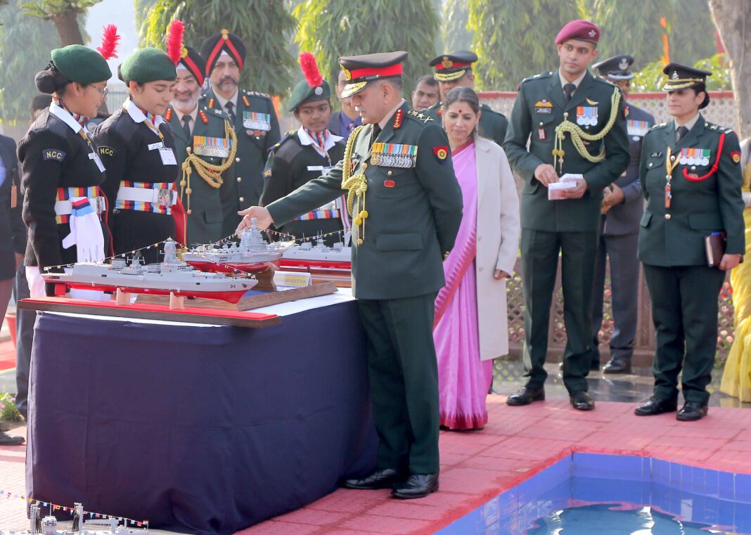 Chief of the Army Staff visits NCC Republic Day Camp 2025 Chief of the Army Staff visits NCC Republic Day Camp 2025
