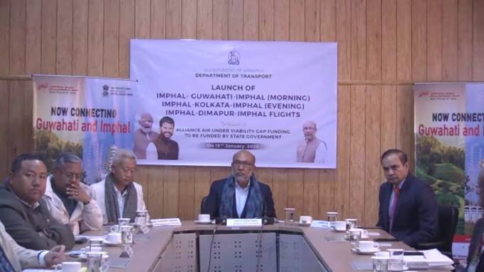 THREE NEW ALLIANCE AIR FLIGHTS CONNECTING MANIPUR LAUNCHED THREE NEW ALLIANCE AIR FLIGHTS CONNECTING MANIPUR LAUNCHED