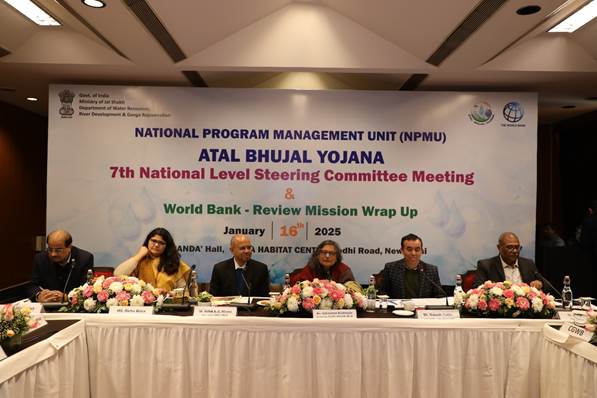 7th NLSC meeting of Atal Bhujal Yojana held at New Delhi 7th NLSC meeting of Atal Bhujal Yojana held at New Delhi