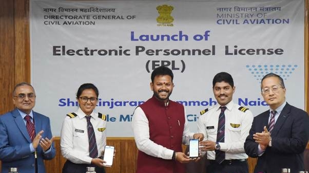 Civil Aviation Minister Ram Mohan Naidu launched digital license for pilots Civil Aviation Minister Ram Mohan Naidu launched digital license for pilots