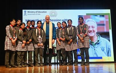 NASA veteran Mr. Mike Messimino interacted with students of PM Shri Kendriya Vidyalaya NASA veteran Mr. Mike Messimino interacted with students of PM Shri Kendriya Vidyalaya