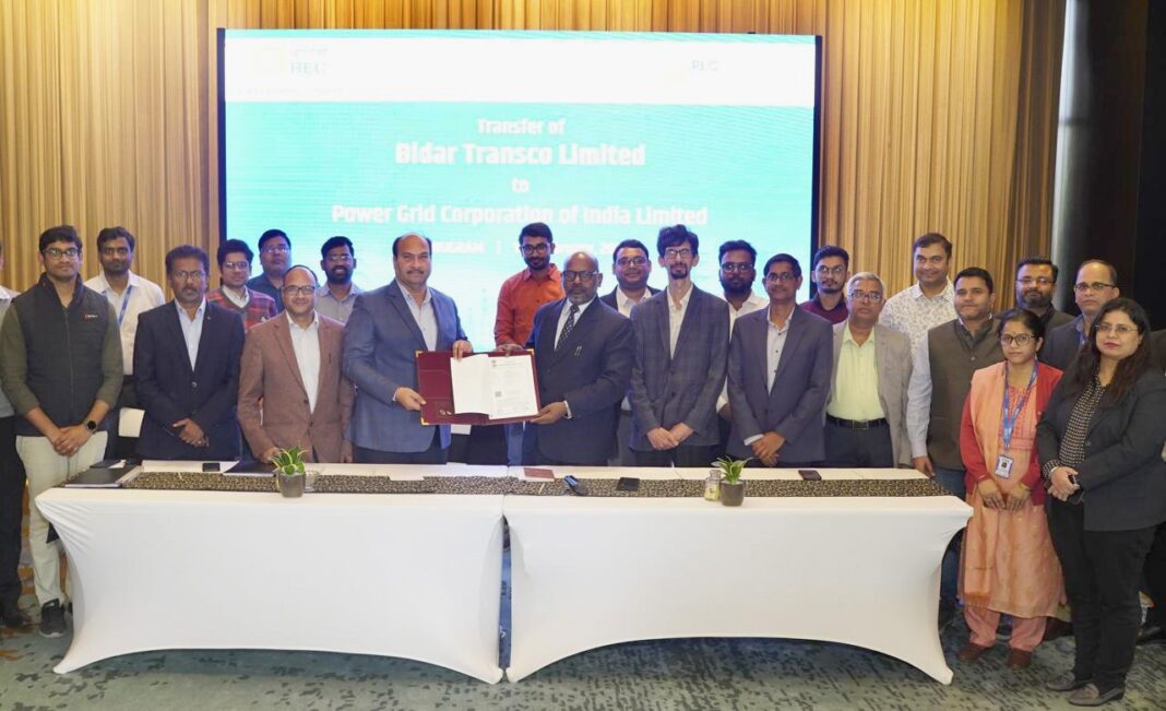 RECPDCL Handovers 2 No. of   SPVs of Transmission Projects viz., Bidar Transco Limited and Khavda V-B1B2 Power Transmission Limited to Power Grid Corporation of India Limited RECPDCL Handovers 2 No. of   SPVs of Transmission Projects viz., Bidar Transco Limited and Khavda V-B1B2 Power Transmission Limited to Power Grid Corporation of India Limited