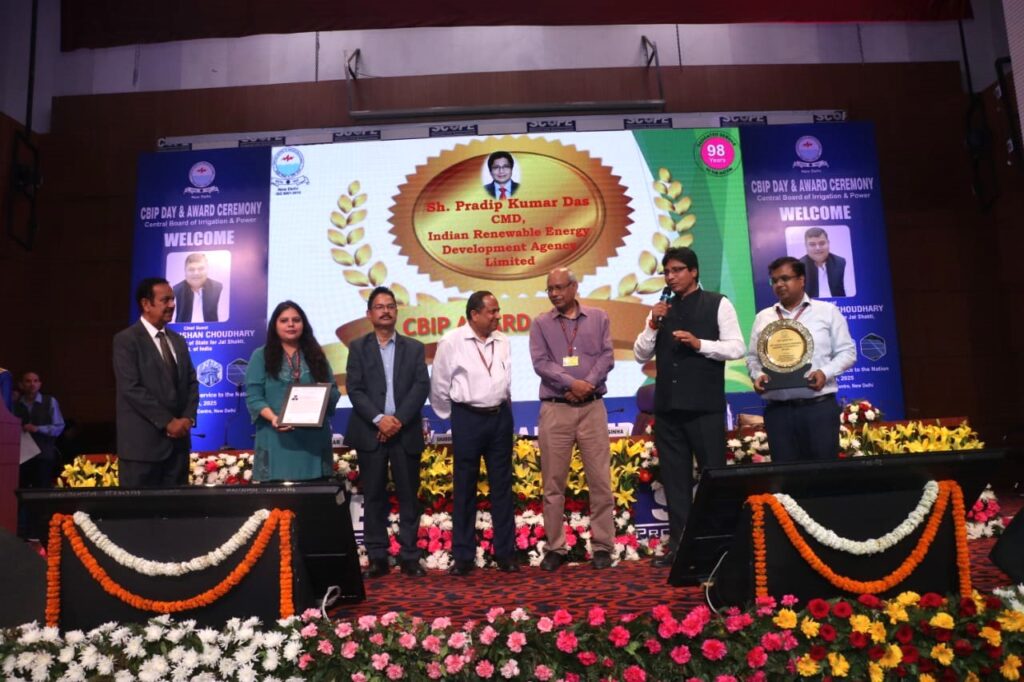 IREDA Wins Two CBIP Awards for ‘Outstanding Contribution for Development of RE Sector’ 1 CMD IREDA speaking