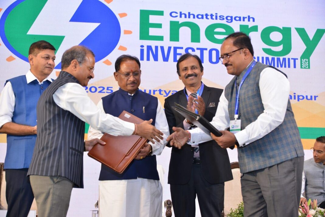 NTPC and Chhattisgarh government signed ₹ 96,000 crore agreements to promote clean energy infections NTPC and Chhattisgarh government signed ₹ 96,000 crore agreements to promote clean energy infections
