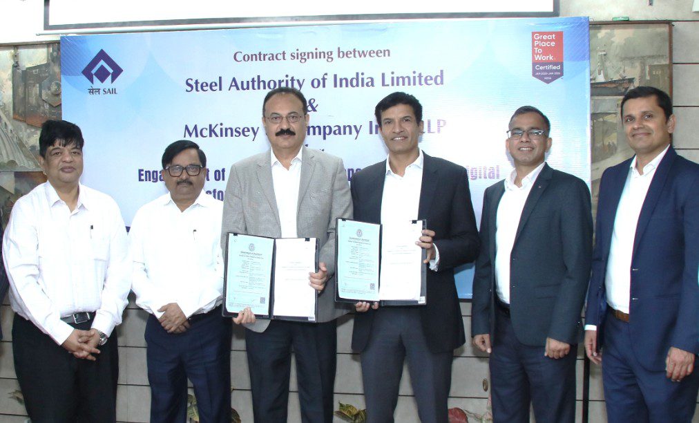 SAIL Carried forward digital transformation with McKinseyi and Company India LLP SAIL Carried forward digital transformation with McKinseyi and Company India LLP