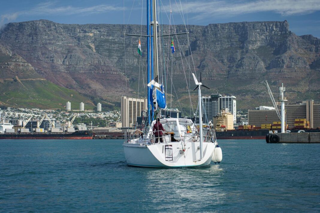 Navika Sagar Parikrama II: INSV Tarini reached Cape Town in South Africa Navika Sagar Parikrama II: INSV Tarini reached Cape Town in South Africa