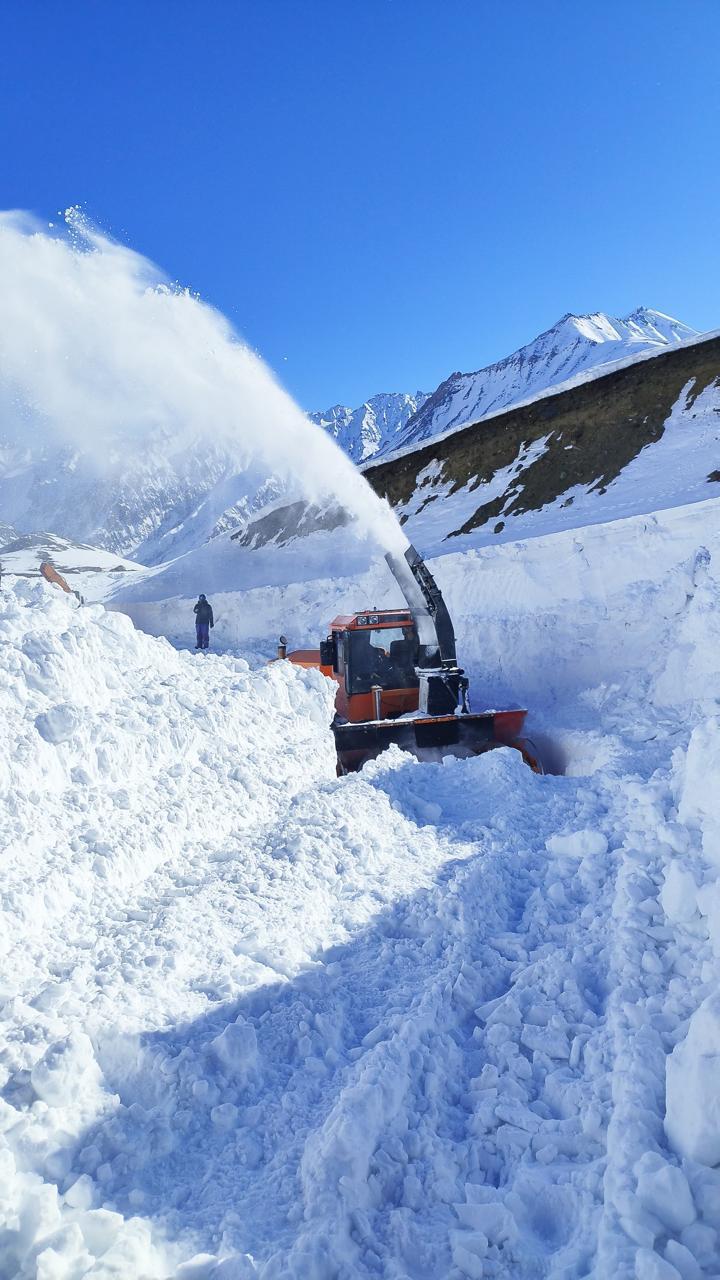 Border Roads Organization opened Zojila Pass in 32 days record time Border Roads Organization opened Zojila Pass in 32 days record time
