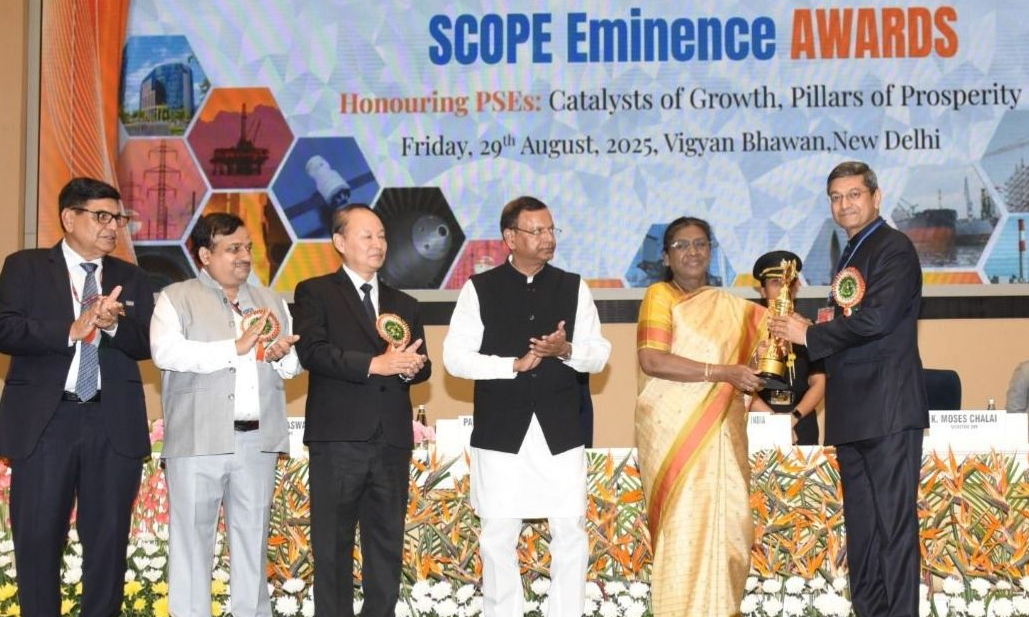 NTPC CMD Gurdeep Singh Honoured with Leadership Excellence Award at SCOPE Eminence 2025 NTPC CMD Gurdeep Singh Honoured with Leadership Excellence Award at SCOPE Eminence 2025
