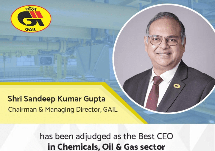 GAIL Leaders Honoured as Best CEO and CFO in Extel 2025 Asia Executive Team Survey GAIL Leaders Honoured as Best CEO and CFO in Extel 2025 Asia Executive Team Survey