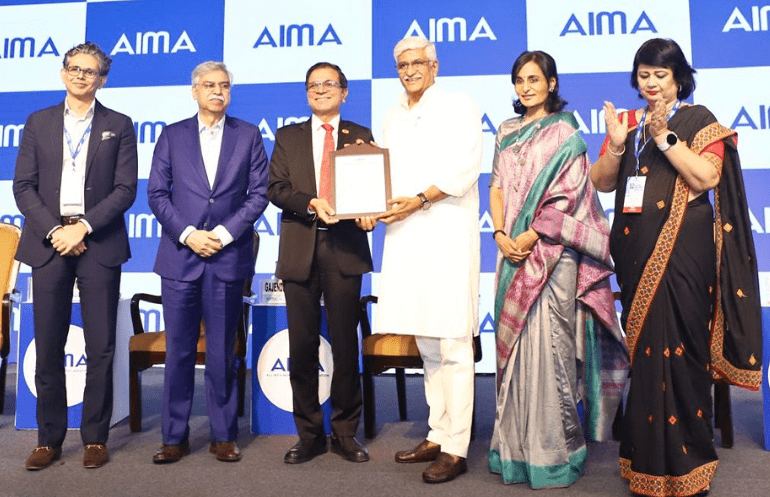 Ayush Gupta of GAIL Honoured with AIMA Honorary Fellowship at 52nd National Convention Ayush Gupta of GAIL Honoured with AIMA Honorary Fellowship at 52nd National Convention