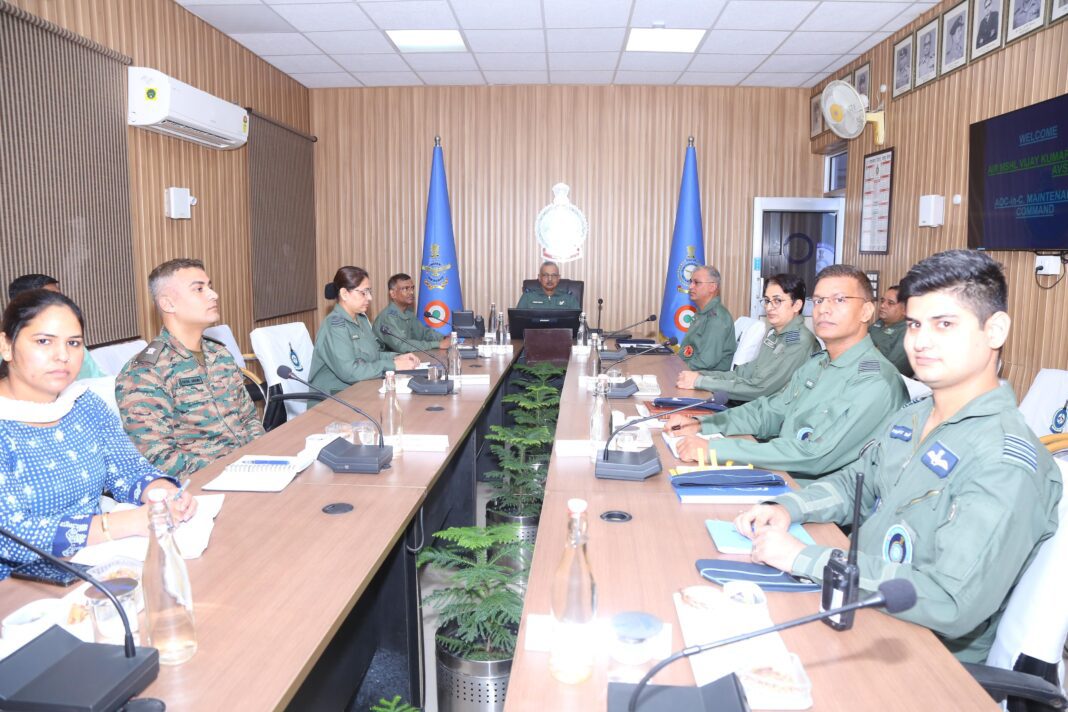 Air Marshal Vijay Kumar Garg Visits Air Force Station Prahladpur Air Marshal Vijay Kumar Garg Visits Air Force Station Prahladpur