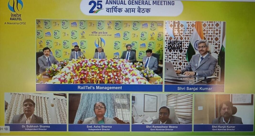 RailTel Holds 25th AGM, Declares Final Dividend, Reports Strong Financial Performance RailTel Holds 25th AGM, Declares Final Dividend, Reports Strong Financial Performance