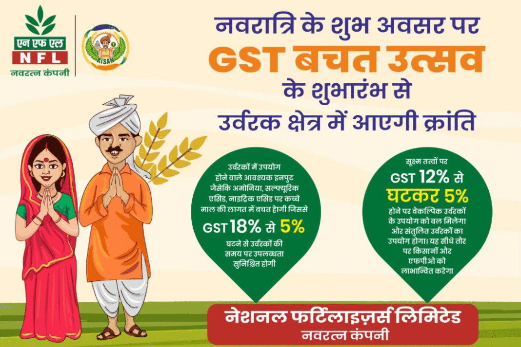 GST Reforms to Boost Fertilizer Sector and Promote Sustainable Farming GST Reforms to Boost Fertilizer Sector and Promote Sustainable Farming