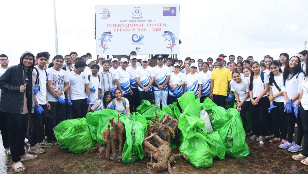 Indian Coast Guard Leads International Coastal Cleanup Day 2025 Across India Indian Coast Guard Leads International Coastal Cleanup Day 2025 Across India