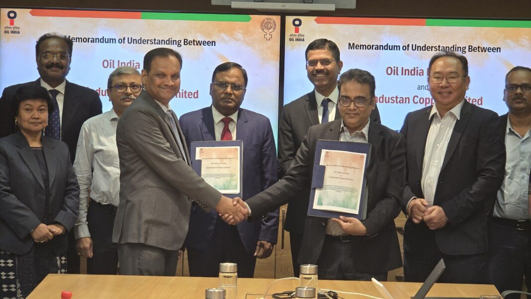 Oil India Limited (OIL) and Hindustan Copper Limited (HCL) Sing MoU to Boost Exploration of Critical Minerals Oil India Limited (OIL) and Hindustan Copper Limited (HCL) Sing MoU to Boost Exploration of Critical Minerals