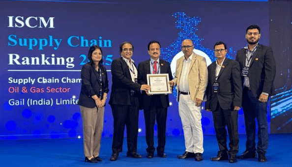 GAIL India Recognized as Sectoral Supply Chain Champion in Oil & Gas Sector GAIL India Recognized as Sectoral Supply Chain Champion in Oil & Gas Sector