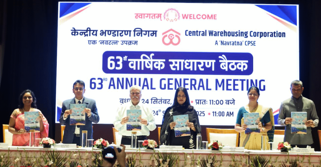Central Warehousing Corporation Reports Record Profit at 63rd AGM, Announces ₹160.10 Crore Dividend Central Warehousing Corporation Reports Record Profit at 63rd AGM, Announces ₹160.10 Crore Dividend