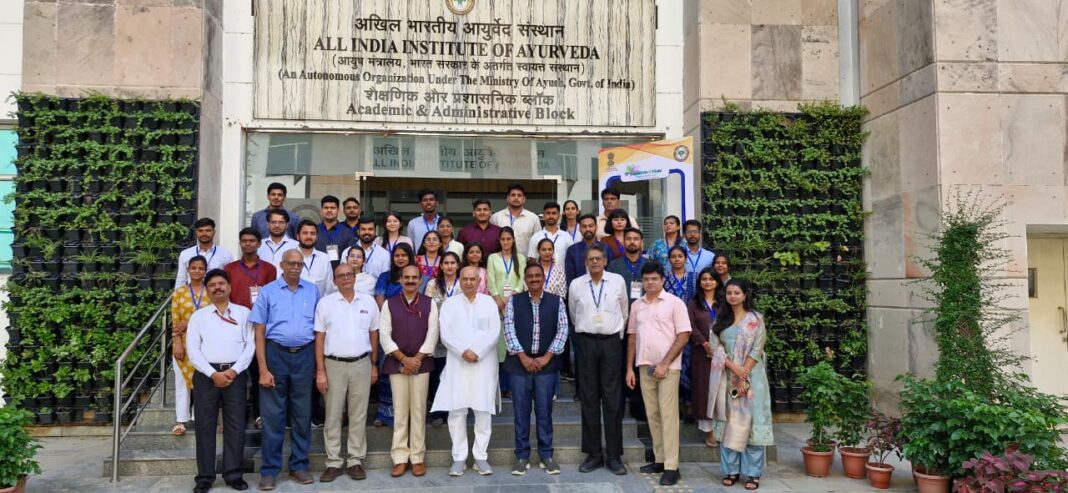 Rashtriya Ayurveda Vidyapeeth and AIIA Conduct Two-Day Training Programme on Asthi Marma Rashtriya Ayurveda Vidyapeeth and AIIA Conduct Two-Day Training Programme on Asthi Marma