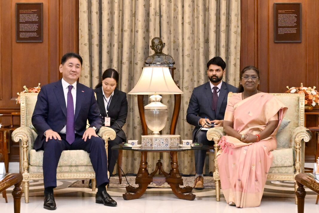 India and Mongolia Strengthen Bilateral Ties During State Visit of Mongolian President India and Mongolia Strengthen Bilateral Ties During State Visit of Mongolian President