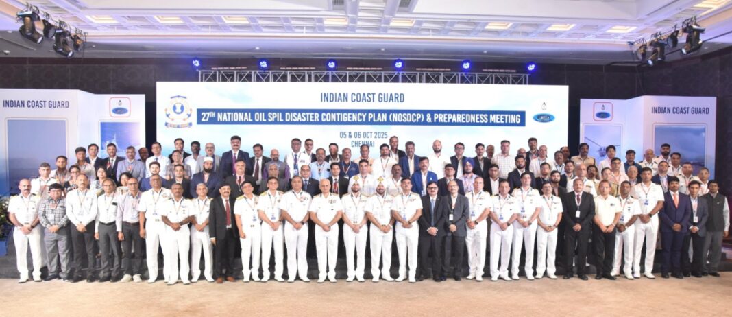 INDIAN COAST GUARD CONDUCTS Xth NATIONAL LEVEL POLLUTION RESPONSE EXERCISE (NATPOLREX-X) AND 27TH NOSDCP MEETING AT CHENNAI INDIAN COAST GUARD CONDUCTS Xth NATIONAL LEVEL POLLUTION RESPONSE EXERCISE (NATPOLREX-X) AND 27TH NOSDCP MEETING AT CHENNAI