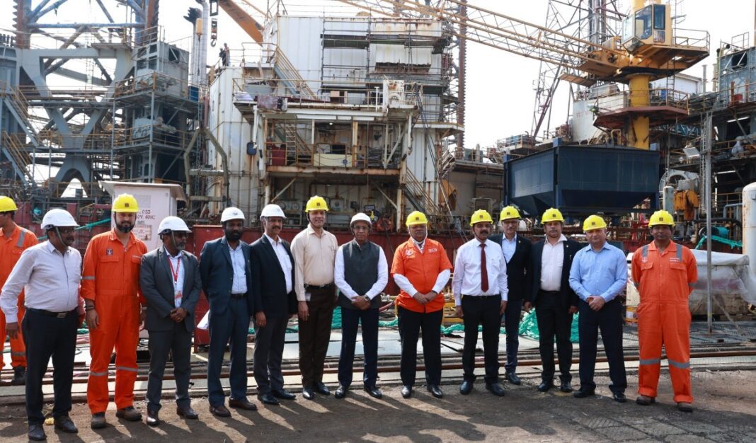 ONGC’s Jack-Up Rig Sagar Kiran Undergoes Major Refit at Cochin Shipyard ONGC’s Jack-Up Rig Sagar Kiran Undergoes Major Refit at Cochin Shipyard