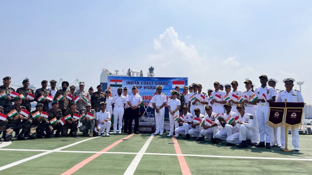 ICGS Vigraha Arrives in Jakarta to Boost India–Indonesia Coast Guard Cooperation ICGS Vigraha Arrives in Jakarta to Boost India–Indonesia Coast Guard Cooperation