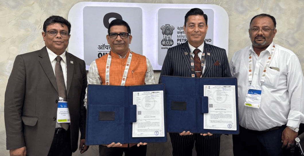 Oil India Limited and IIT Kharagpur Sign MoU to Establish Compressed Biogas Plant at IEW 2026 Oil India Limited and IIT Kharagpur Sign MoU to Establish Compressed Biogas Plant at IEW 2026